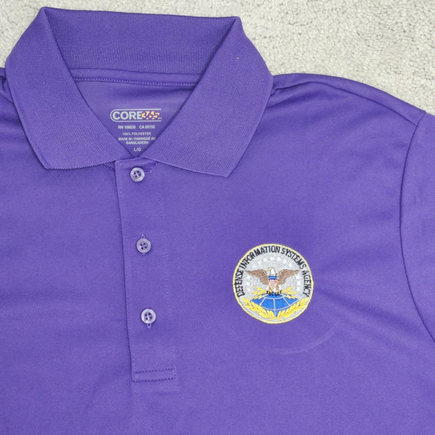 Men's Embroidered DISA Polo