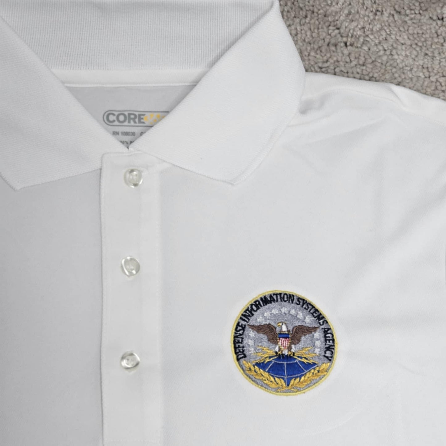 Men's Embroidered DISA Polo