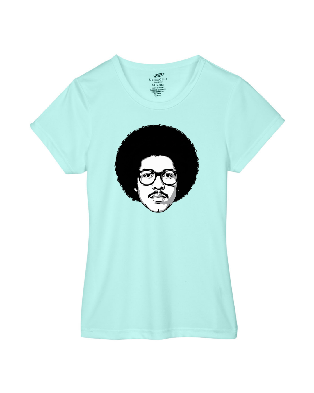 Larry's Iconic Afro Ladies' Performance Shirt