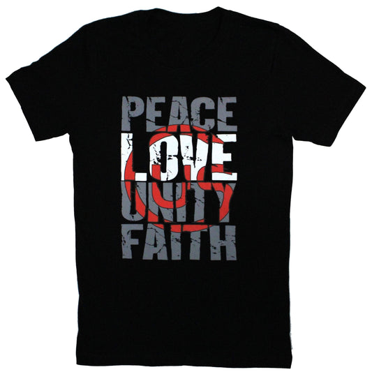 PEACE, LOVE, UNITY, FAITH TEE