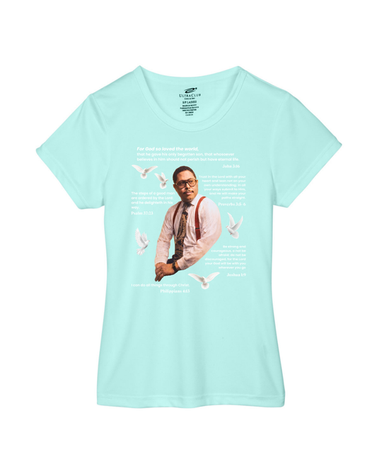 Larry's Faith Tribute Ladies' Performance Shirt