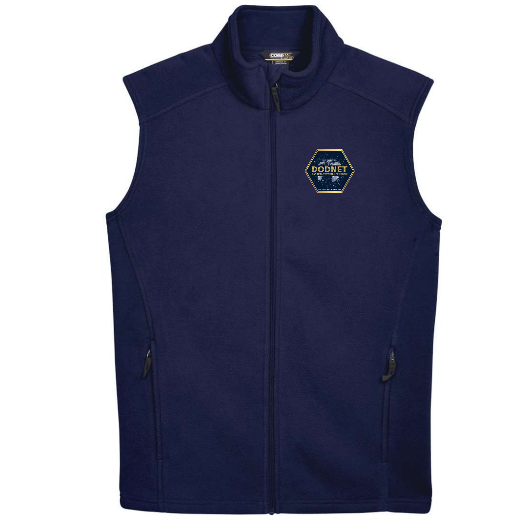 Men's Embroidered Fleece Vest